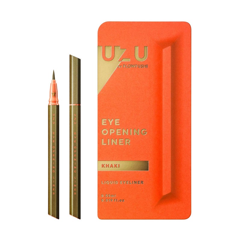 UZU Flowfushi UZU Eye Opening Liner Liquid Eyeliner (Khaki) - Image 1